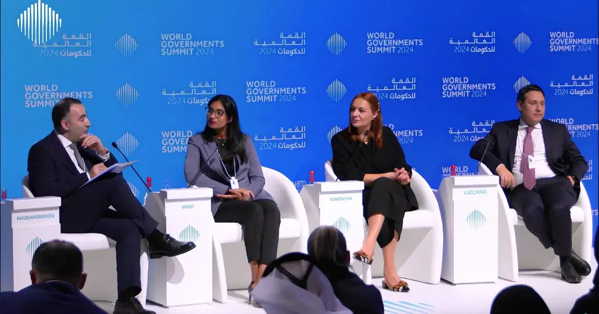Panel discussion at the World Governments Summit 2024